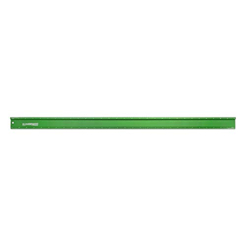 Alumicolor 1345-6 AlumiCutter Aluminum Steel Edge for Office, School, Engineering and Framing, 30IN, Green