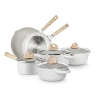 Set Pentole 3 Pezzi Con Coperchi In Vetro – Padelle Antiaderenti 28, 23,5 E 20 Cm, In Alluminio, Adatte A Induzione E Gas