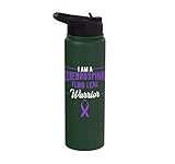 Cerebrospinal Fluid Leak Awareness Supporter CSFL Warrior Stainless Steel Insulated Water Bottle