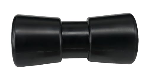 MAMDAFAON Heavy Duty Boat Trailer Roller, 4-3/5" 7-5/16" 9-1/4" 11-3/16" Rubber Boat Trailer Keel Roller Fits 5" 8" 10" 12" Wide Bracket, Black