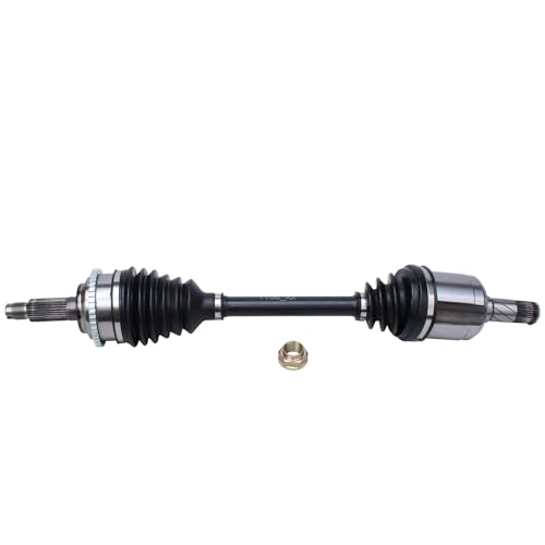 Image of Detroit Axle - Front 2pc CV Axles for 06-09 Ford Fusion, 03-08 Mazda 6, 06-09 Mercury Milan, 2006 2007 2008 2009, 2 CV Driver and Passenger Side Axle Shafts Assembly Set Replacement