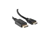 Rocstor Premium DisplayPort® to HDMI Converter Cable M/M- 6 ft (2m) - 4K - Compatible with DP Enabled Computers and HDMI 4K Monitors, televisions and projectors - Supports Resolutions up to 4K