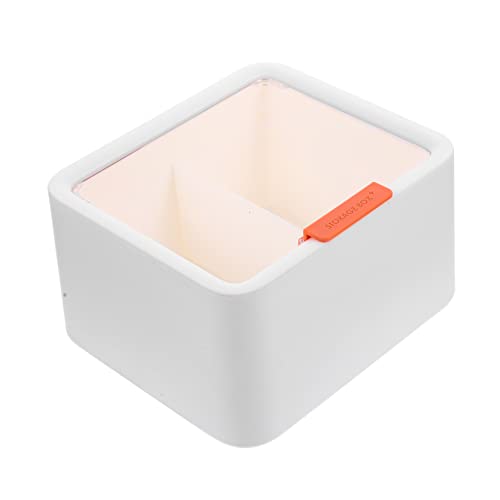 SHOWERORO Dispenser Per Cotton Fioc Contenitore Rettangolare Per Dischetti Da Trucco Porta Dischetti Di Cotone Per La Casa
