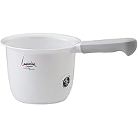 Amazon｜リス 手桶 すべり止め付き プラチナホワイト ラスレヴィーヌ