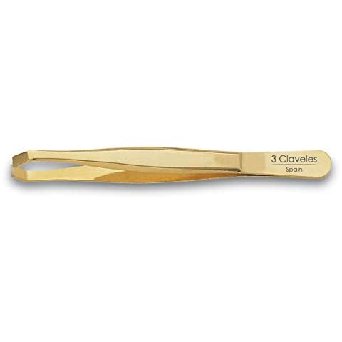 Pinza depilar cangrejo 9 cm oro Cover