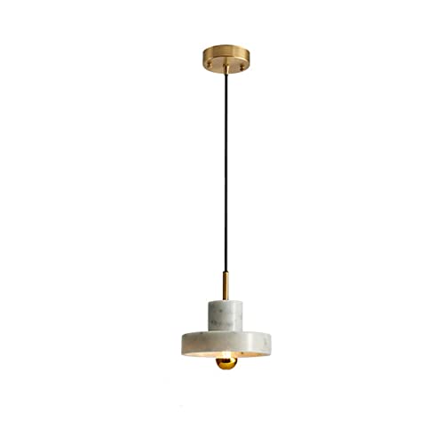 Lustre d'abat-jour en marbre E27 pour sublimer un couloir ou salon sombre