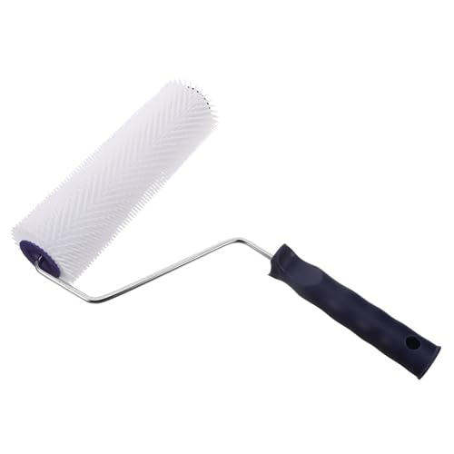 DIYEAH Rodillo Desespumador de Autonivelación Herramienta de Eliminación de Rodillo con Púas Acabado Profesional