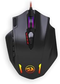 Mouse Gamer Redragon Impact Preto RGB M908