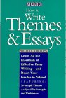 Paperback How to Write Themes and Essays Book