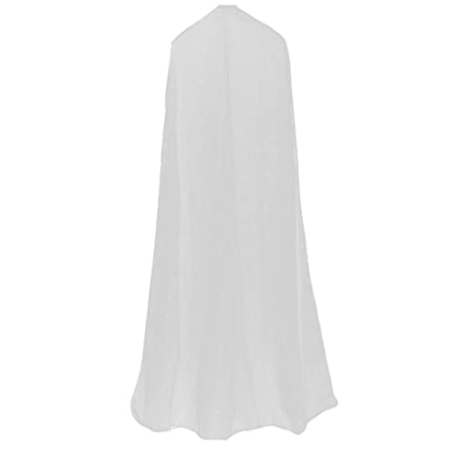 Breathable Garment Bag for Wedding Dresses - Bundle of 2-5, Extra Long 6m/8m, White, 2 Pcs3