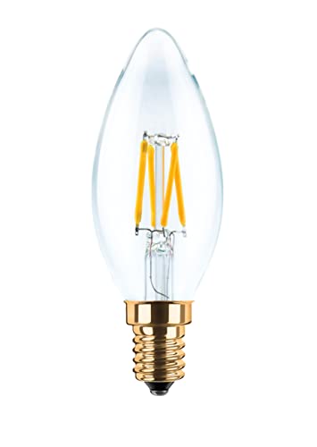 Ampoule bougie LED E14 Segula crée une ambiance chaleureuse dans le salon