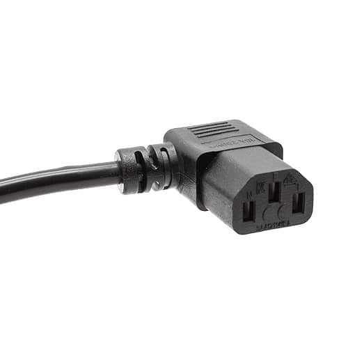Cavo Di Alimentazione Goobay 95141, 3 Metri Bianco, Spina Angolata A 90° (Tipo F/CEE 7/7) A Presa C13, Per PC, Monitor, TV - 3