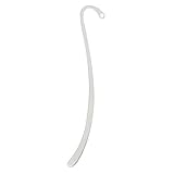 Couleur : Plaqué Argent Housweety 15 Pcs Silver Plated Bookmark With Loop 86mm