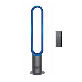 Dyson Cool AM07 Air Multiplier Bladeless Tower Fan, Iron/Blue