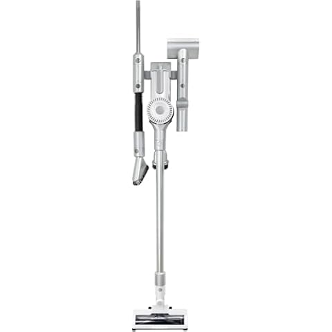 EPROEON Cordless Stick Vaccum, HEPA Filter, Headlight, for Carpet and Hard Floor Cleaning, Extra-Large Waste Garbage Can, One-Touch Emptying, Powerful Suction, 6 Interchangeable Tools - (White) Cover