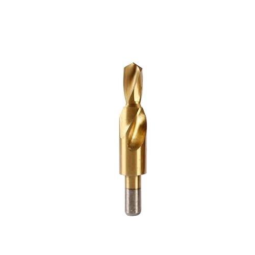 BIBFXAA Two Stage Step Drill Bit M3-M12 Screw Counterbore Twist Countersink Drill for Stainless Drilling and Chamfering（M12 180°）