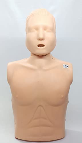 ISKO® CPR Training Mannequin Half Body for cpr First Aid Training Manikin with feedback indicators and Medical Model Cardiopulmonary Resuscitation Simulator for Patient Education and Teaching