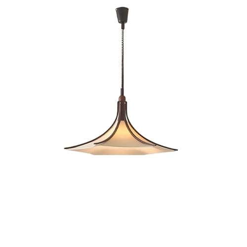 Suspension en tissu et lin 50 cm, la pureté du design asiatique noir