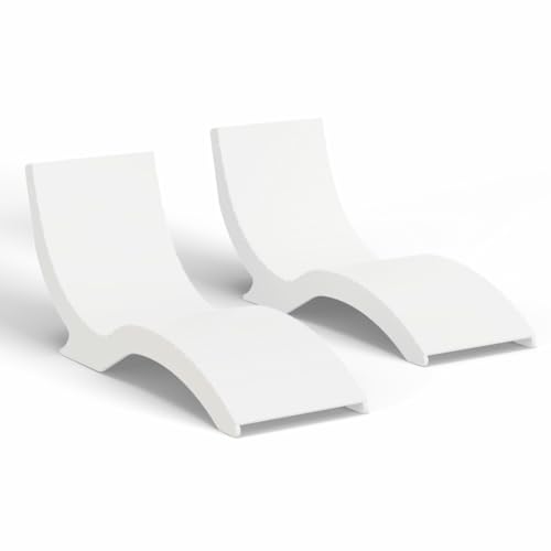 Lounge Concepts Modern In-Pool Ledge Aqua Chaise Lounge - Waterproof,
