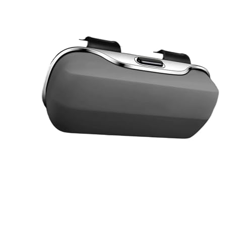 Étui à lunettes de voiture gris avec clip pare-soleil pour Toyota C-HR 2024-2025
