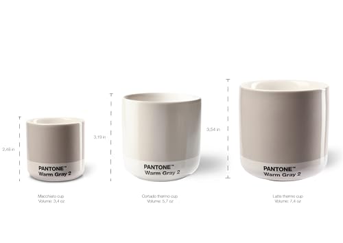 Taza cappuccino termos sin asa 7.44oz Rosa claro miniatura 6