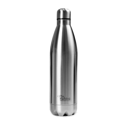 OTTO KONING Botella Térmica de Agua Acero Inoxidable 1 Litro Doble Pared