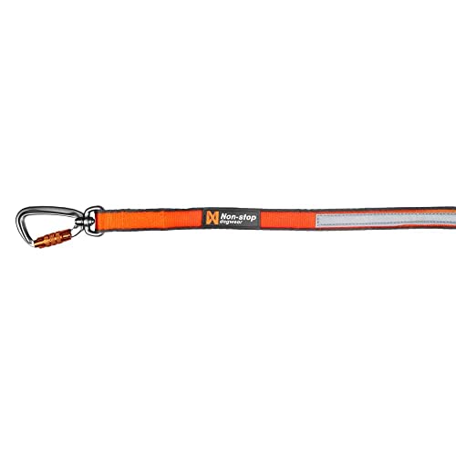 Non-stop dogwear Move Leash 1.5m Breite 15mm |15815| komfortable Hundeleine, Farbe:Orange
