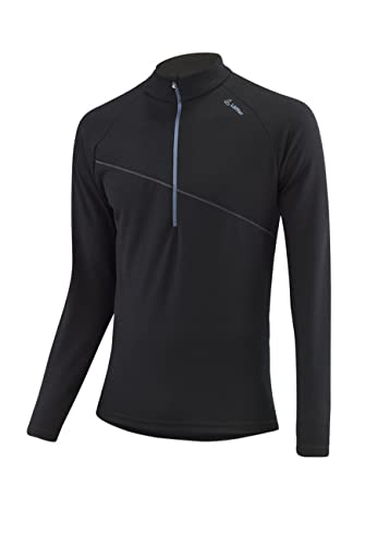 Löffler Herren Transtex Merino Longsleeve, Black, 50
