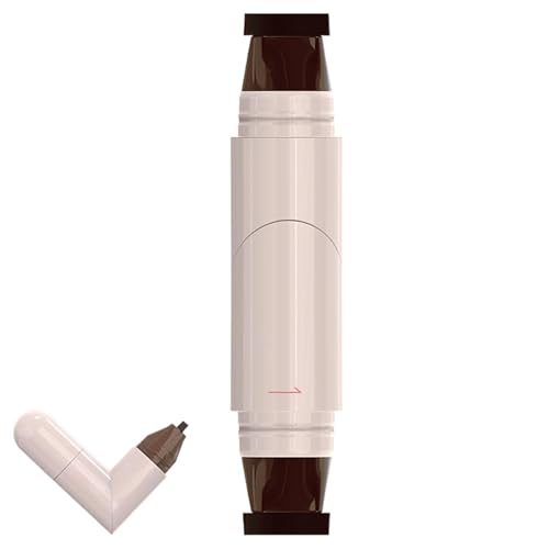 Sello Delineador de Ojos de Precisión, Sello Delineador de Ojos Líquido de Doble Cabezal, Herramienta de Maquillaje para Ojos de Gato de Larga Duración, Resistente al Agua, A Prueba de Manchas, Portát