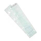 ZUNOXAZ PVC Streifenvorhang für Kühllager Breit Winddicht Langlebig für Garagen und Industrielle Anwendungen Einfach zu Reinigen Installieren