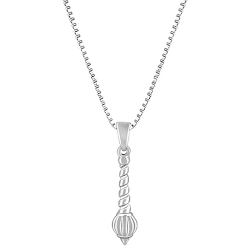 Image of GIVA 925 Hanuman Ghadha Pendant with Link Chain| Necklace to Gift Women & Girls | With Certificate of Authenticity and 925 Stamp | 6 Months Warranty*