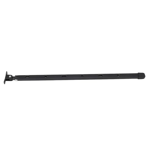 Manual de aluminio manual Green House Vent Epener Bar con esquinas redondeadas para seguridad e instalación fácil, ideal para el control de la temperatura del invernadero (negro)
