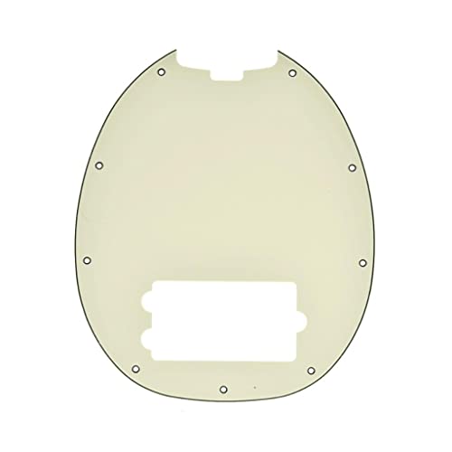 KAISH Bass Pickguard Fit for Musicman classic 4 string StingRay bass models Aged White