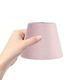 Abat-jour cylindrique rose : cet abat-jour de protection convient à de nombreux types de lampes et contribue à leur donner un aspect propre et net