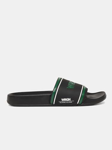Image of WROGN Men's Anti-slip Sliders | Lightweight EVA Sole | Foam Padded Comfort