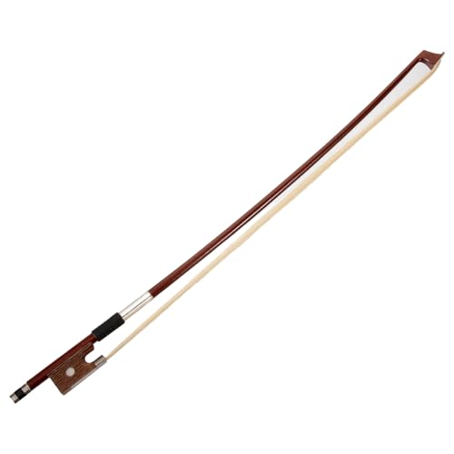 HANABASS Quality Violin Bow 1/8 Size Handmade Ebony Wood Horsehair for Practice