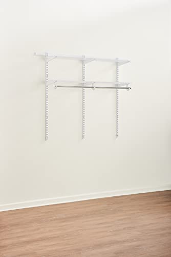 Rubbermaid-Configurations-Custom-Closet-Kit-3-6-Ft-Adjustable-Metal-Wire-Shelving-White-Finish-Expandable-Organization-System-Hardware-Included-for-Home-ClosetPantryLaundryMudroom