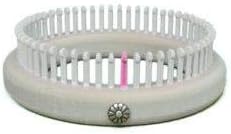 CINDWOOD 1/4" 56 peg Round Knitting Loom Fine Gauge Tan