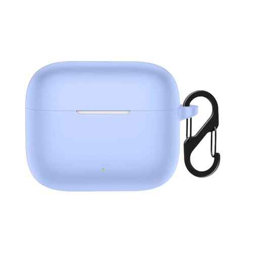 Image of Anvique Silicone Protective Case Cover for Oppo Enco Buds 3 Pro, Earbuds Accessories (SkyBlue S)