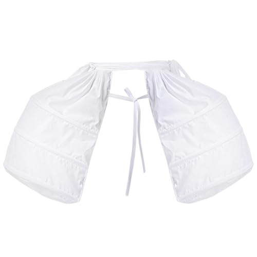 Hercicy Women Petticoat Victorian Dress Bustle Cage Skirt Under Dress Pannier Petticoat for Rococo Victorian Prom Evening