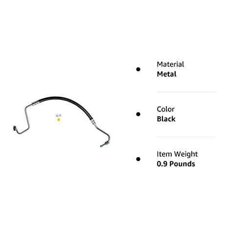 Edelmann 80290 Power Steering Pressure Hose: Replacement For - 2001-97 Jeep Cherokee, Black #TOP1