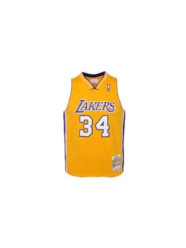 Mitchell & Ness Shaquille O'Neal #34 Los Angeles Lakers NBA Kids Swingman Home Jersey