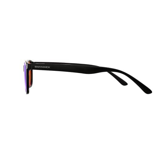 Swanwick Blue Light Blocking Glasses for Women, Men. Sleep Aid. Anti Eyestrain Headache for Computer, Gaming, TV, UV Glare