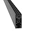 Automatic Door Bottom Door Seal - Acoustic Door Sweep - Heavy Duty, Surface Mounted - Black Anodized (32 Inches)
