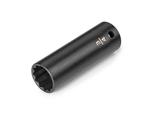 Image of TEKTON 1 /2 Inch Drive x 3 /4 Inch Deep 12-Point Impact Socket | SID23219