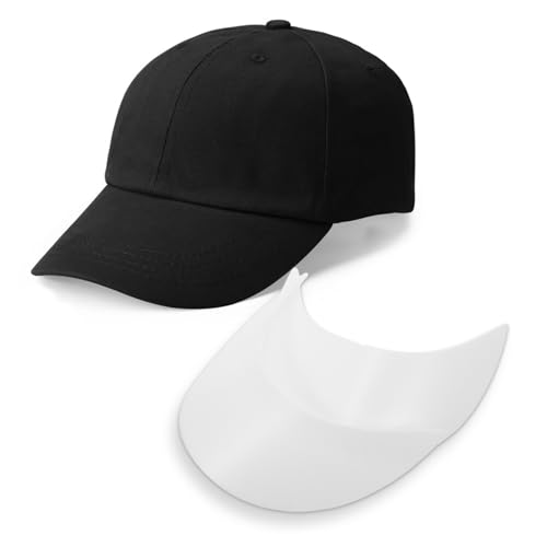 10pcs Baseball Cap Hat Shaper Inserts Plastic Hat Brim Liner for Boys and Girls White4