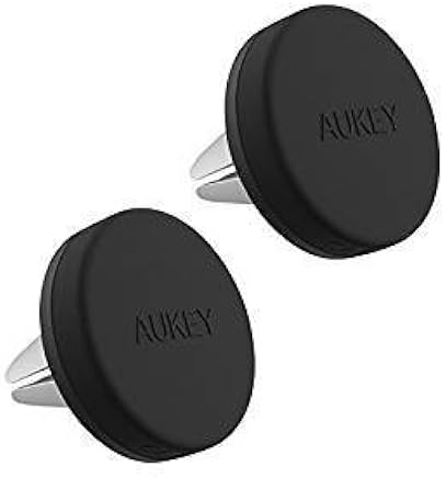 AUKEY Soporte M?vil Coche Magn?tico Universal (2 Pack) para Rejillas del Aire Soporte Smartphone Coche para iPhone 7 / 6s / 6 / 5s / 5, Samsung, LG G3 y Dispositivo GPS - Gris AUKEY Soporte M?vil Coche Magn?tico Universal (2 Pack) para Rejillas del Aire Soporte Smartphone Coche para iPhone 7 / 6s / 6 / 5s / 5, Samsung, LG G3 y Dispositivo GPS - Gris