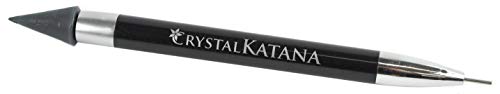 Crystal Ninja 16697540 Crystal Katana in Sleek Black - Rhinestone Pick-Up and Applicator