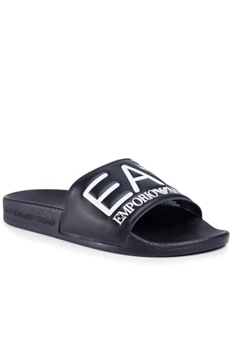 Mules PVC EA7 Emporio Armani à grand logo pour homme