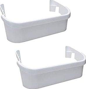 2 Pack Compatible Freezer Door Bin Shelf for Frigidaire BFHS2611LM0 FFHS2611LBF FFHS2611PF5 CRSH268MW4